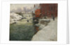 Canvas factory by the Aker River (Kristiania), c. 1890 by Fritz Thaulov