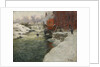 Canvas factory by the Aker River (Kristiania), c. 1890 by Fritz Thaulov