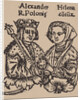 Helena Ivanovna of Moscow with Alexander Jagiellon, 1519 by Anonymous