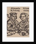Helena Ivanovna of Moscow with Alexander Jagiellon, 1519 by Anonymous