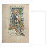 Saint Hedwig of Silesia with Duke Ludwig of Legnica and Brieg and Duchess Agnés, 1353 by Court workshop of Duke Ludwig I of Liegnitz