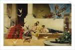 Feeding the pigeons by Vasilii Alexandrovich Kotarbinsky