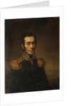 Portrait of the writer Platon Yakovlevich Gamaleya, 1821 by Jacob Zalessky