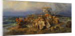 The Israelites crossing of the Red Sea, Second Half of the 19th cen by Vasilii Alexandrovich Kotarbinsky
