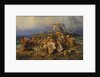 The Israelites crossing of the Red Sea, Second Half of the 19th cen by Vasilii Alexandrovich Kotarbinsky