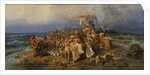 The Israelites crossing of the Red Sea, Second Half of the 19th cen by Vasilii Alexandrovich Kotarbinsky