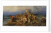 The Israelites crossing of the Red Sea, Second Half of the 19th cen by Vasilii Alexandrovich Kotarbinsky