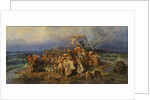 The Israelites crossing of the Red Sea, Second Half of the 19th cen by Vasilii Alexandrovich Kotarbinsky