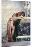 Two Figures by a Statue of Sphinx, 1870s by Henryk Siemiradzki