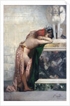 Two Figures by a Statue of Sphinx, 1870s by Henryk Siemiradzki