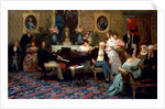 Chopin Playing the Piano in Prince Radziwills Salon, 1887 by Henryk Siemiradzki
