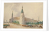 The Resurrection Square and the Alexander Garden in Moscow by Joseph Vivien