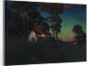 Village at Sunset, 1923 by Konstantin Wroblewski