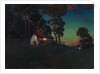 Village at Sunset, 1923 by Konstantin Wroblewski