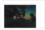 Village at Sunset, 1923 by Konstantin Wroblewski