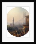 A market scene in Constantinople, with the Hagia Sophia beyond, 1860 by Ivan Konstantinovich Aivazovsky