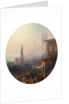 A market scene in Constantinople, with the Hagia Sophia beyond, 1860 by Ivan Konstantinovich Aivazovsky