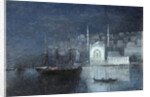Constantinople by night, 1886 by Ivan Konstantinovich Aivazovsky