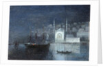 Constantinople by night, 1886 by Ivan Konstantinovich Aivazovsky