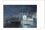 Constantinople by night, 1886 by Ivan Konstantinovich Aivazovsky