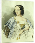 Portrait of the actress Varvara Asenkova, 1839 by I. Alexeyev