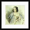 Portrait of the actress Varvara Asenkova, 1839 by I. Alexeyev