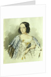 Portrait of the actress Varvara Asenkova, 1839 by I. Alexeyev