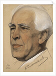 Portrait of the Regisseur Konstantin S. Stanislavsky, 1921 by Nikolai Andreevich Andreev