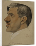 Portrait of the author Korney I. Chukovsky, 1923 by Nikolai Andreevich Andreev