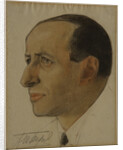 Portrait of the regisseur Alexander Tairov, Early 1920s by Nikolai Andreevich Andreev