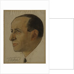 Portrait of the regisseur Alexander Tairov, Early 1920s by Nikolai Andreevich Andreev