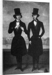 Portrait of Alexander Pushkin and Nikolai Gogol, First quarter of 19th cen by Anonymous
