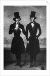 Portrait of Alexander Pushkin and Nikolai Gogol, First quarter of 19th cen by Anonymous