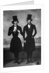 Portrait of Alexander Pushkin and Nikolai Gogol, First quarter of 19th cen by Anonymous