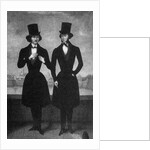 Portrait of Alexander Pushkin and Nikolai Gogol, First quarter of 19th cen by Anonymous