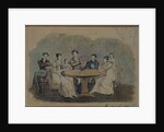 Golitsyn Family at the Table, 1820 by Anonymous
