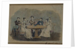 Golitsyn Family at the Table, 1820 by Anonymous