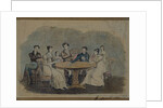 Golitsyn Family at the Table, 1820 by Anonymous