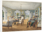 Sitting Room in a Country Estate, 1830-1840s by Anonymous