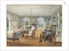 Sitting Room in a Country Estate, 1830-1840s by Anonymous