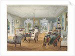 Sitting Room in a Country Estate, 1830-1840s by Anonymous
