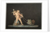 Cupid with Butterflies by Anonymous