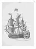 Russian ship of the line Poltava (1712) by Anonymous