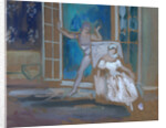Nijinsky and Karsavina in the ballet Le Spectre de la Rose, 1911 by Léon Bakst