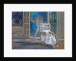 Nijinsky and Karsavina in the ballet Le Spectre de la Rose, 1911 by Léon Bakst