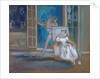 Nijinsky and Karsavina in the ballet Le Spectre de la Rose, 1911 by Léon Bakst