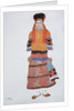 Peasant woman. Costume design for the Vaudeville Old Moscow at the Théâtre Femina in Paris, 1922 by Léon Bakst