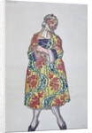 Costume design for the ballet Le donne di buon umore by C. Goldoni, 1917 by Léon Bakst