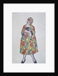 Costume design for the ballet Le donne di buon umore by C. Goldoni, 1917 by Léon Bakst