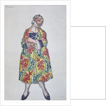 Costume design for the ballet Le donne di buon umore by C. Goldoni, 1917 by Léon Bakst